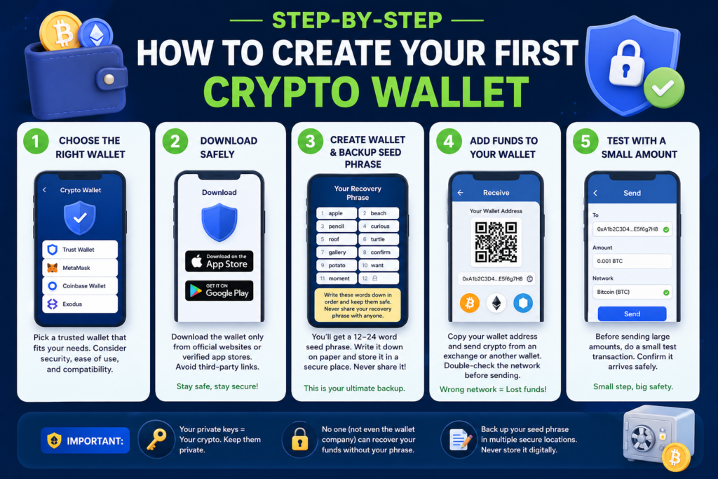 How to Create Your First Crypto Wallet