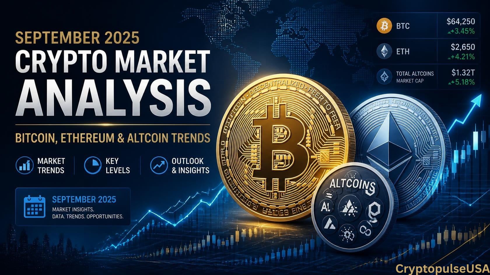 Crypto Market Analysis September 2025: Bitcoin, Ethereum & Altcoin Trends
