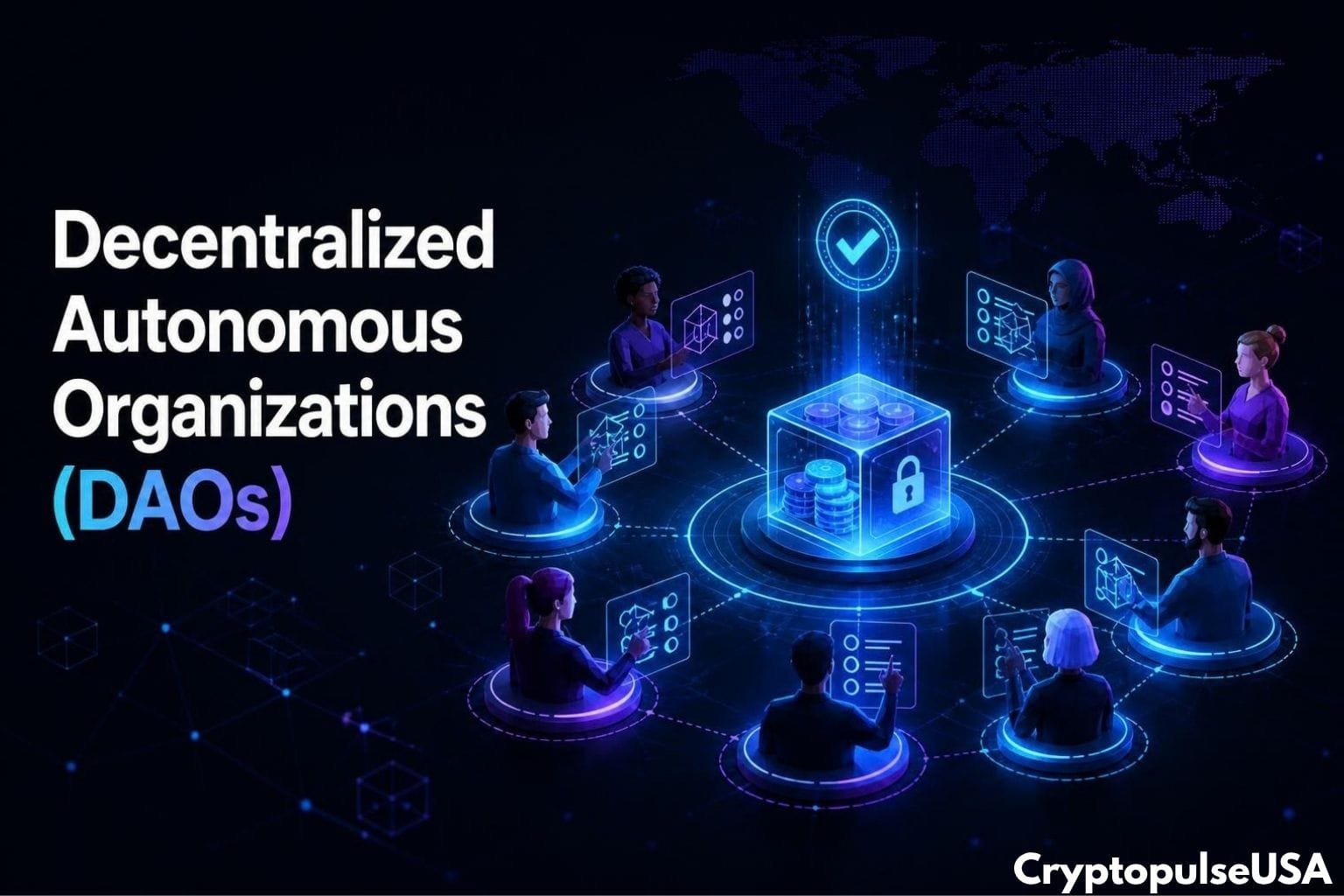 Decentralized Autonomous Organizations (DAOs): How They Work, Benefits, Risks & Examples