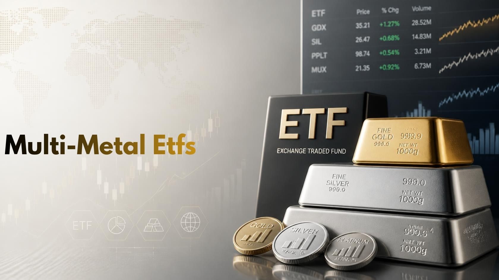 Multi-Metal ETFs: GLTR, Benefits, Risks & How They Work